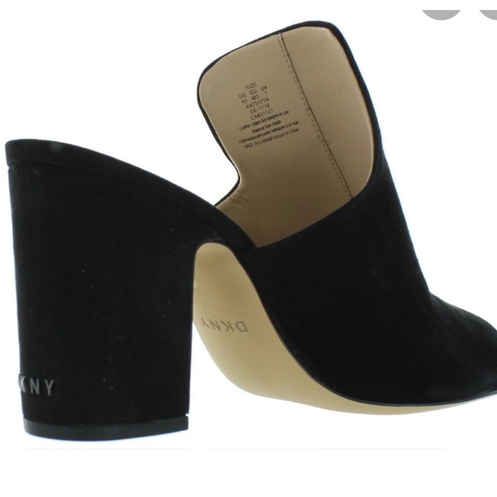 DKNY suede heels